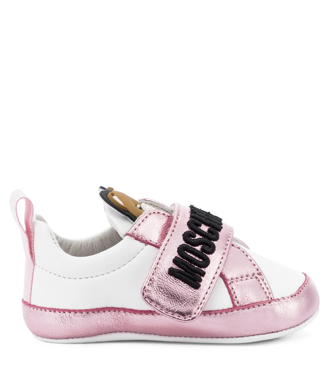 Moschino Kids - Baby leather sneakers