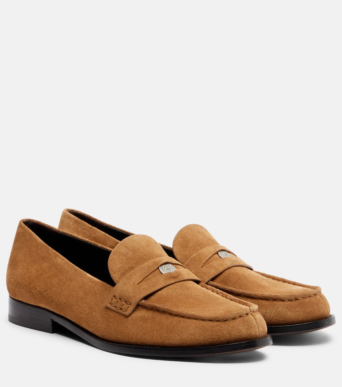 Tory Burch - Suede penny loafers