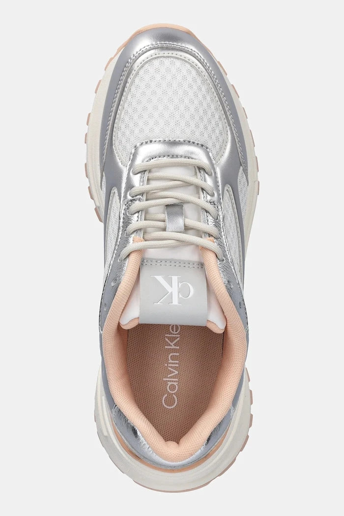 Calvin Klein HIKE RUNNER LACE UP MESH MIX MET