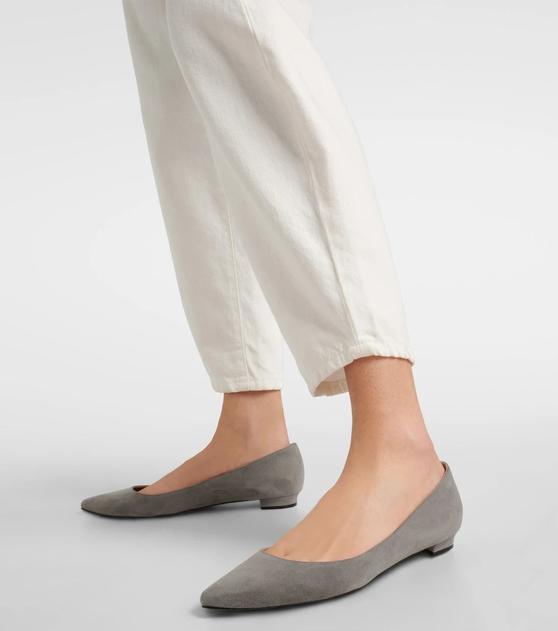 Manolo Blahnik - Lanza BB suede ballet flats