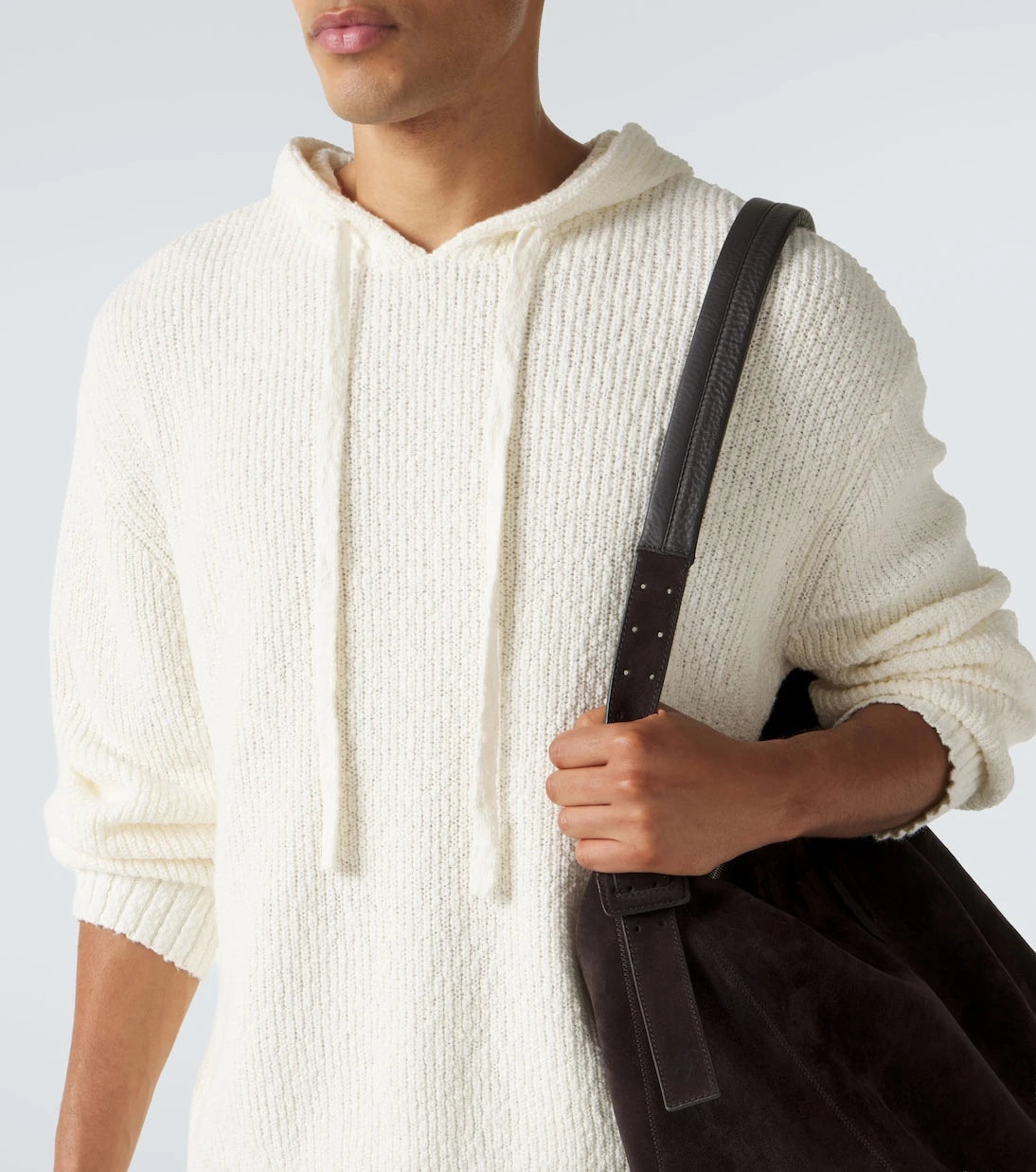 Commas - Knitted cotton hoodie