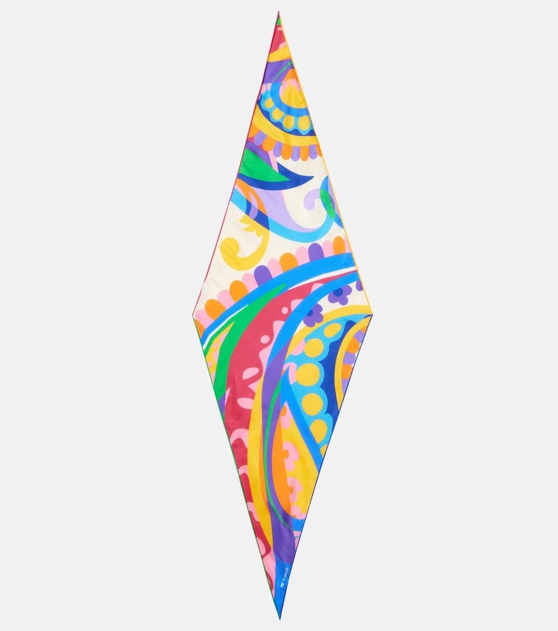 Etro - Printed silk twill scarf