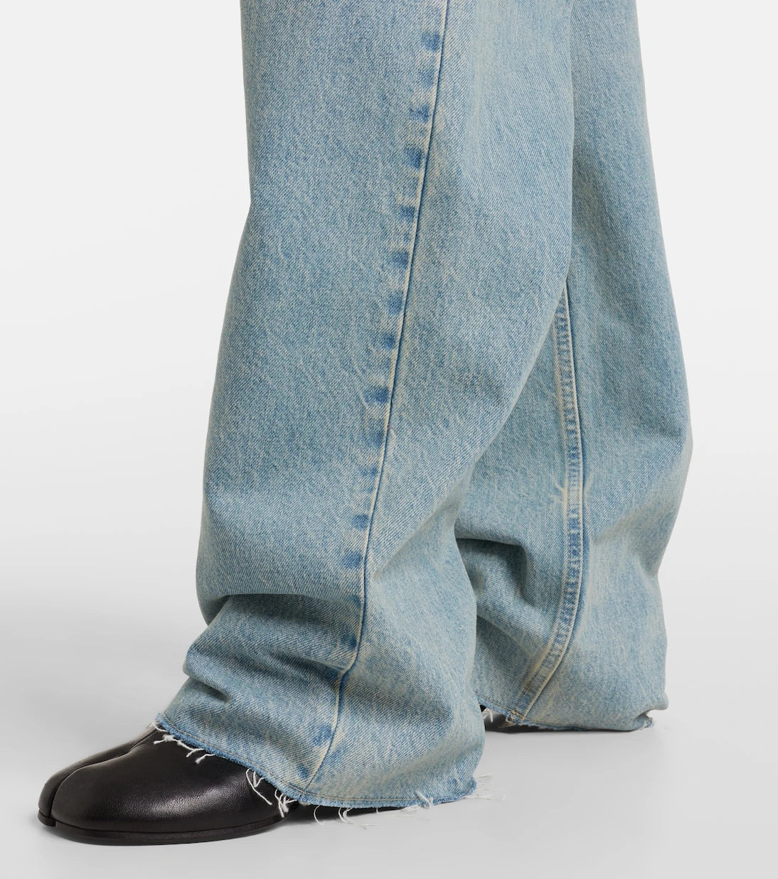 Maison Margiela - Frayed straight jeans