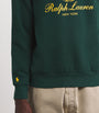 Polo Ralph Lauren Green Cotton-Blend Crescent Logo Sweatshirt
