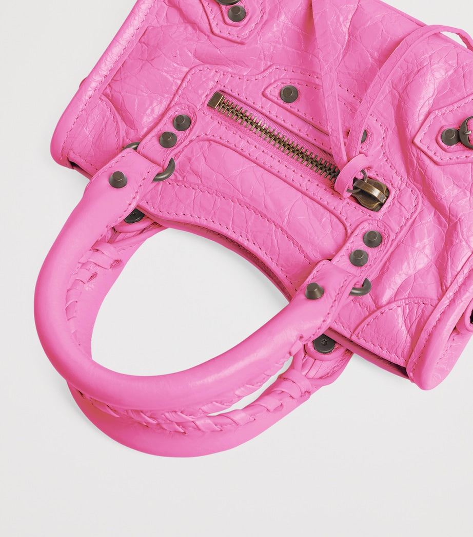 Balenciaga Pink Nano Le City Top-Handle Bag