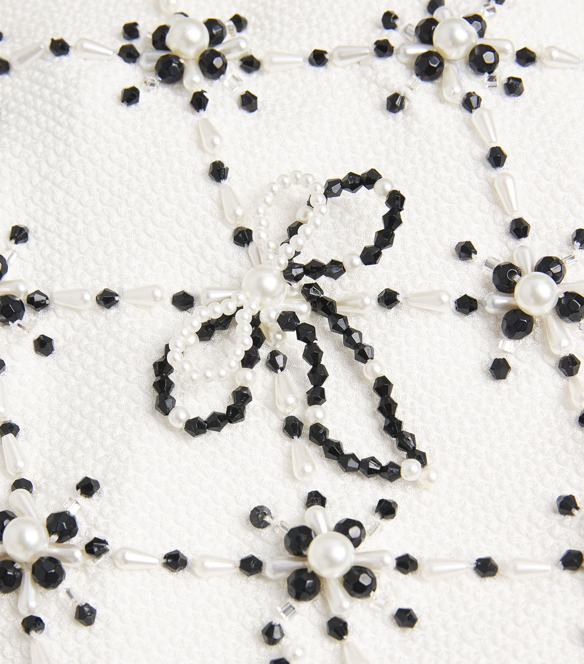 White Embellished Grace Bodysuit