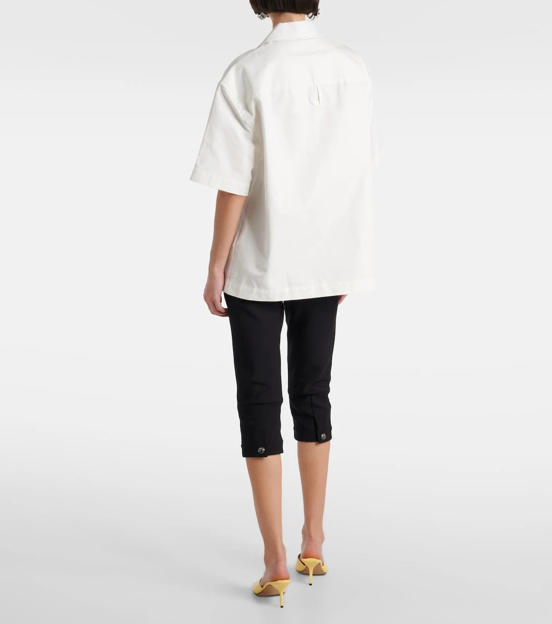 Jacquemus - قميص قطني بطبعة جينز