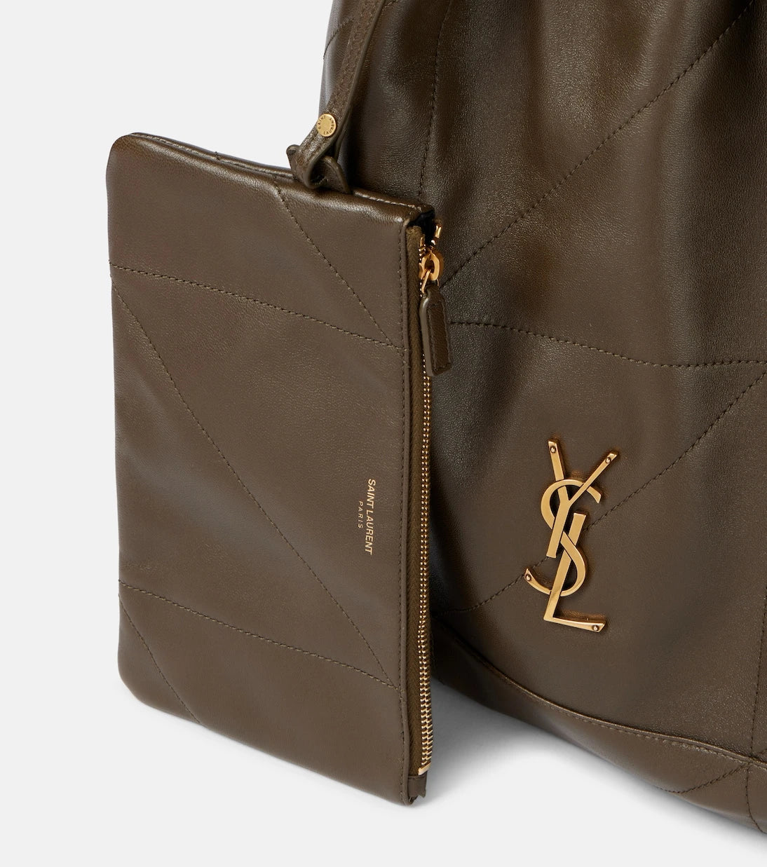 Saint Laurent - Jamie Pochon leather bucket bag