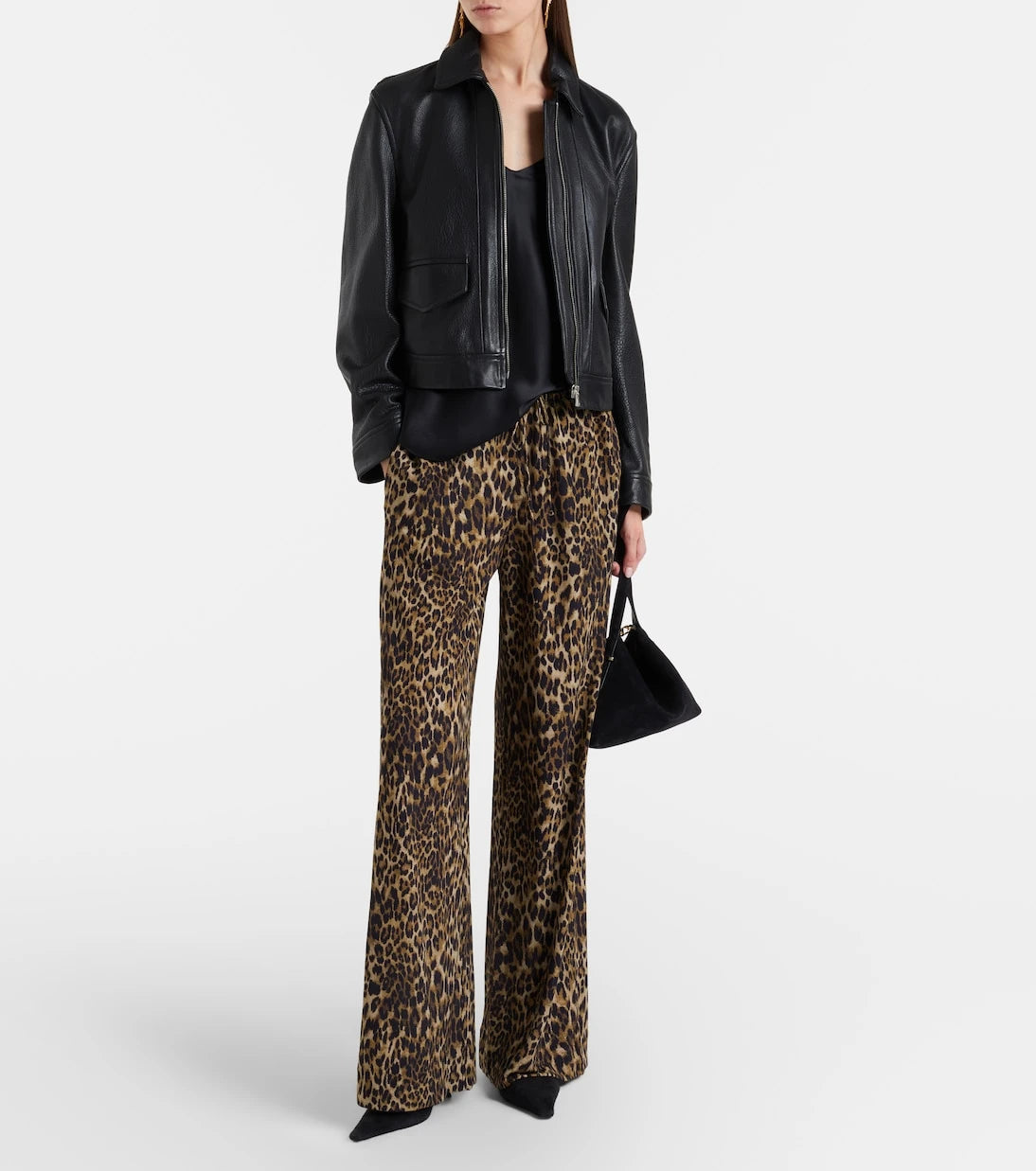 Nili Lotan - Adriel leopard-print wide-leg pants
