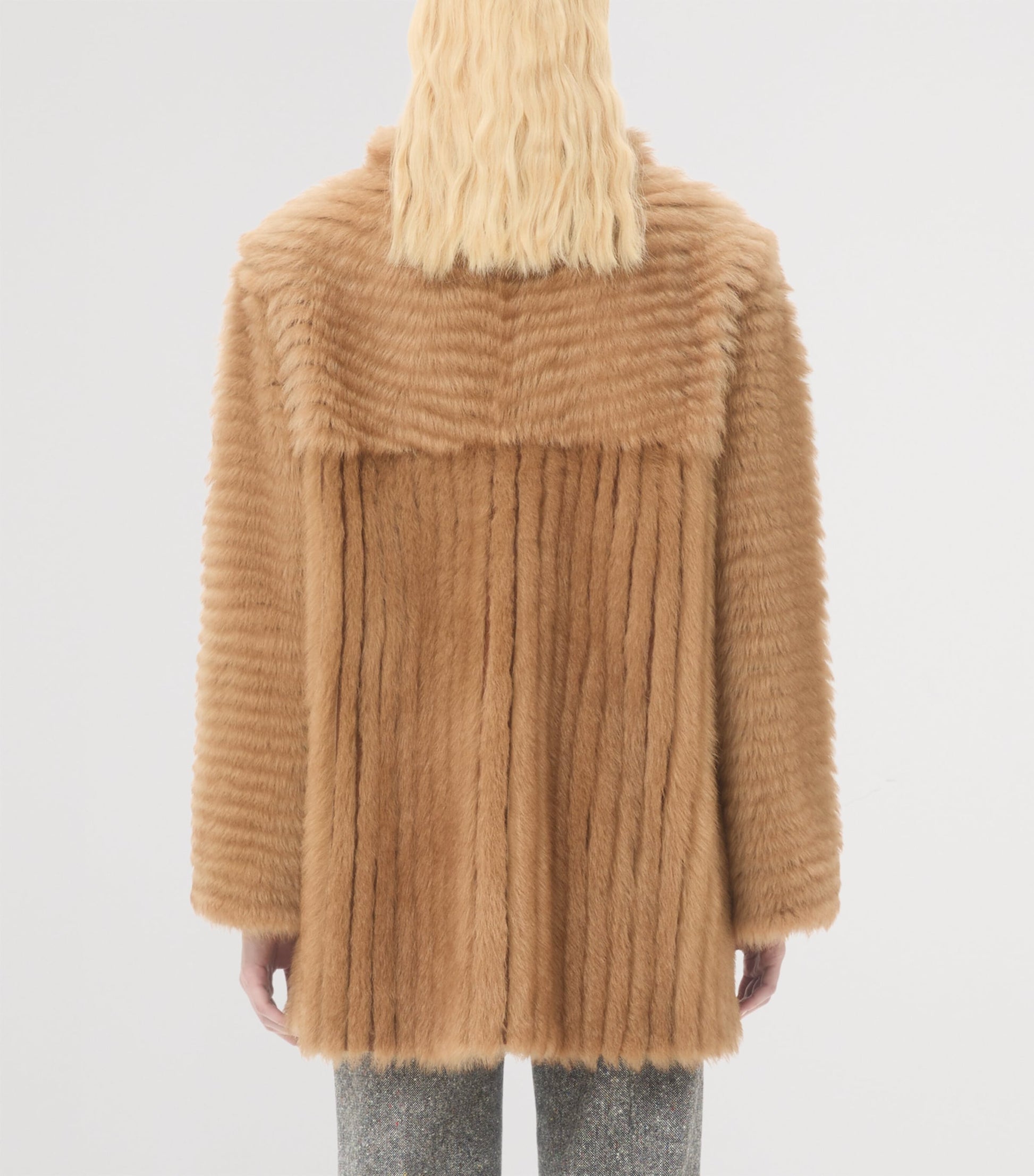 Valentino Brown Goat Fur Jacket