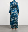 Olivia von Halle Blue Silk Capability Periwinkle Robe