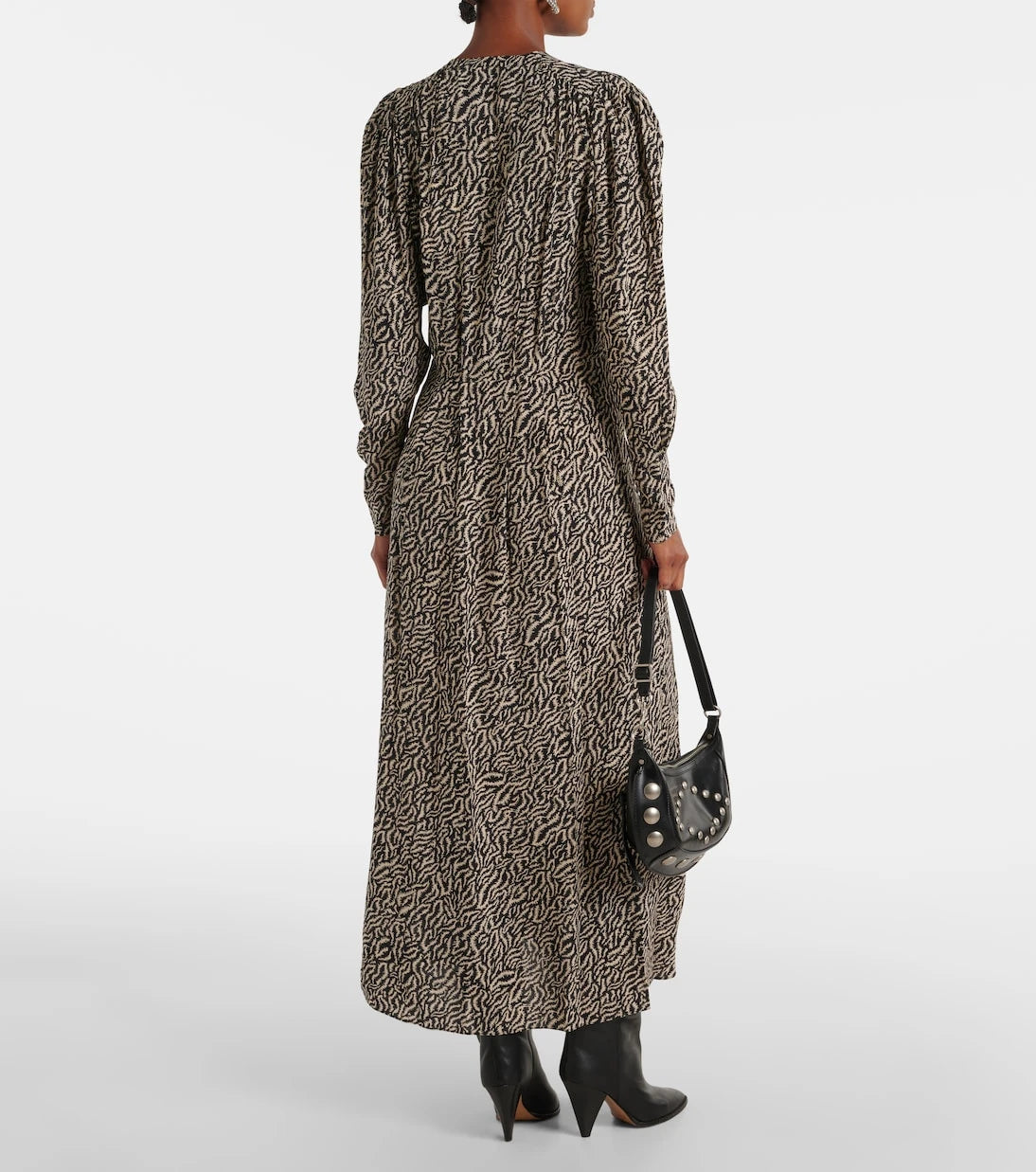 Marant Etoile - Vonick printed crêpe de chine maxi dress