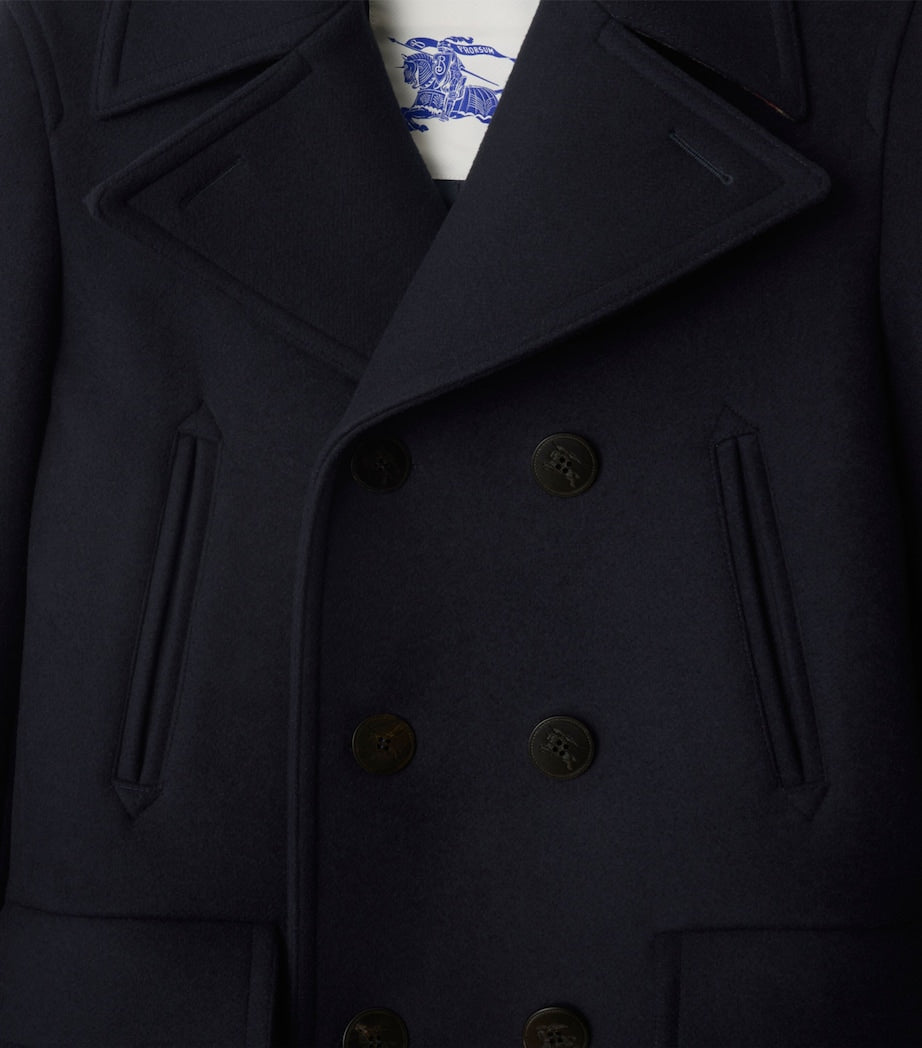 Navy Wool Pea Coat