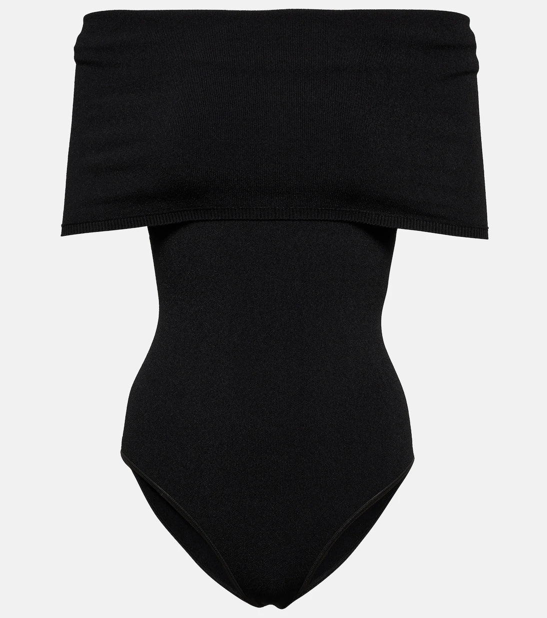 Alaïa - بودي سوت محبوك مكشوف الأكتاف