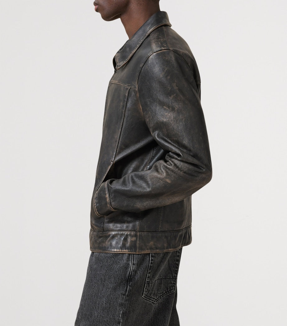 Black Alkan Leather Jacket