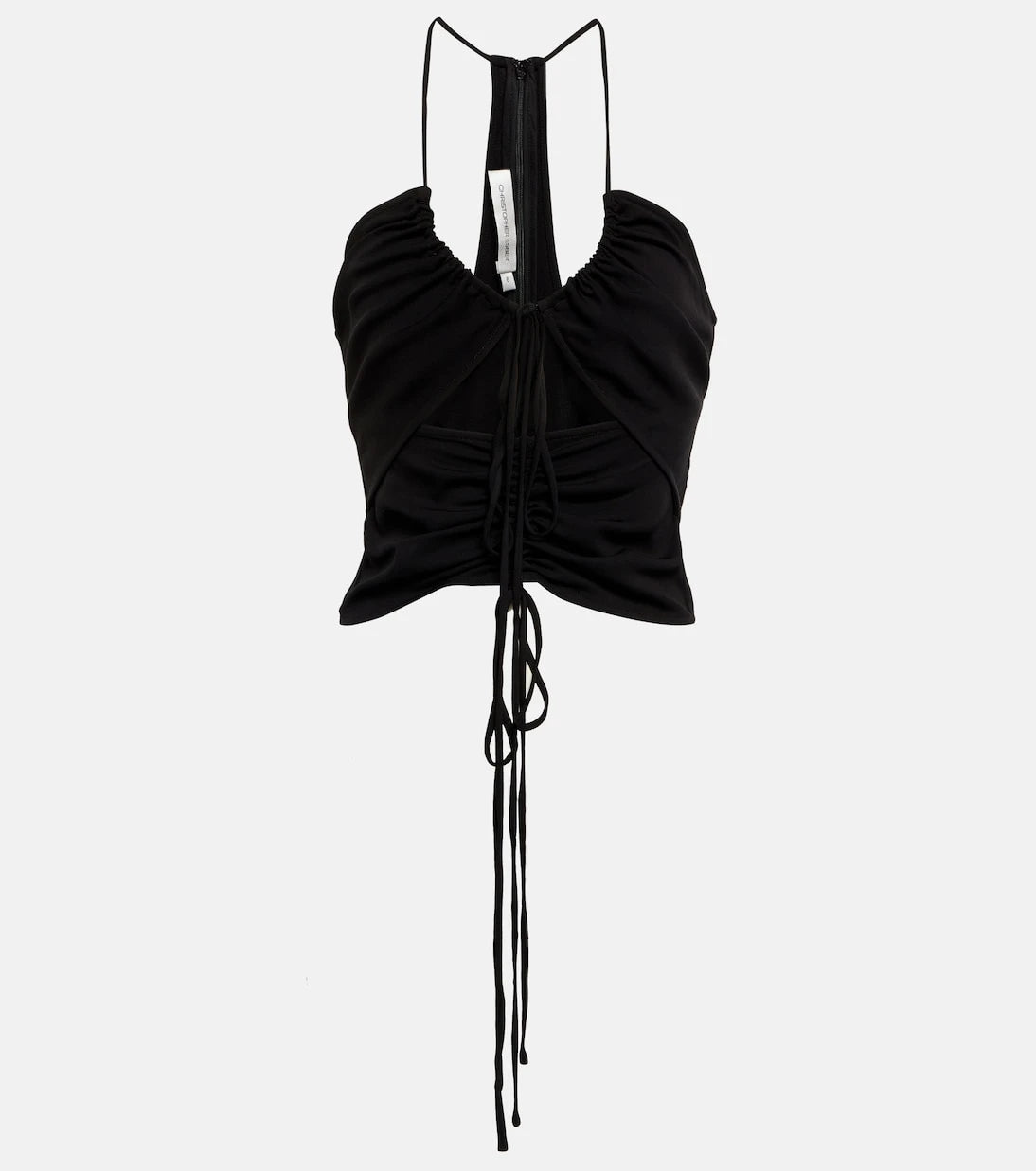 Christopher Esber - Ruched halterneck top