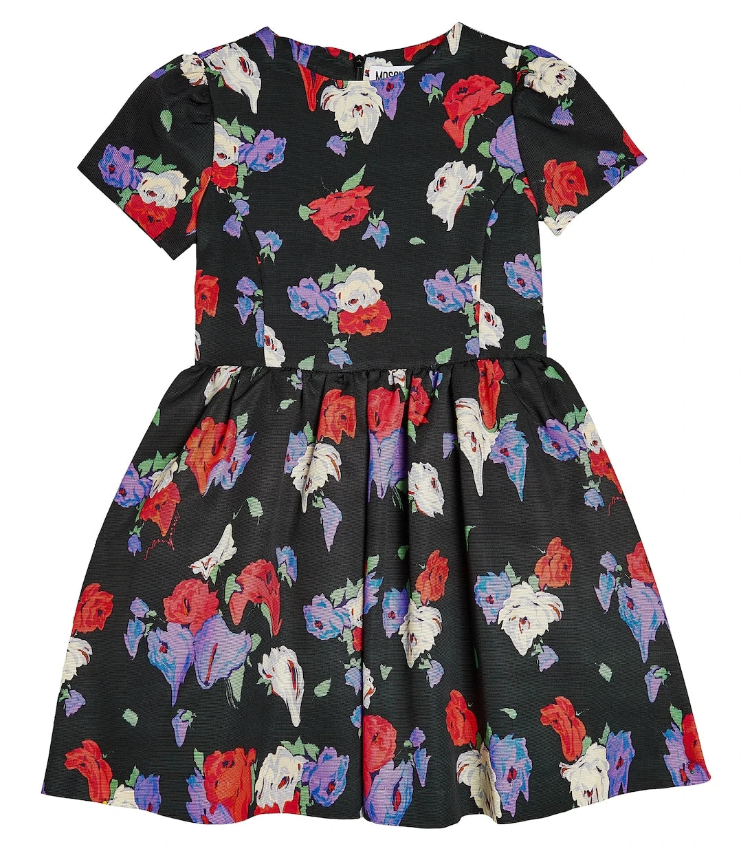 Moschino Kids - Floral cotton-blend dress