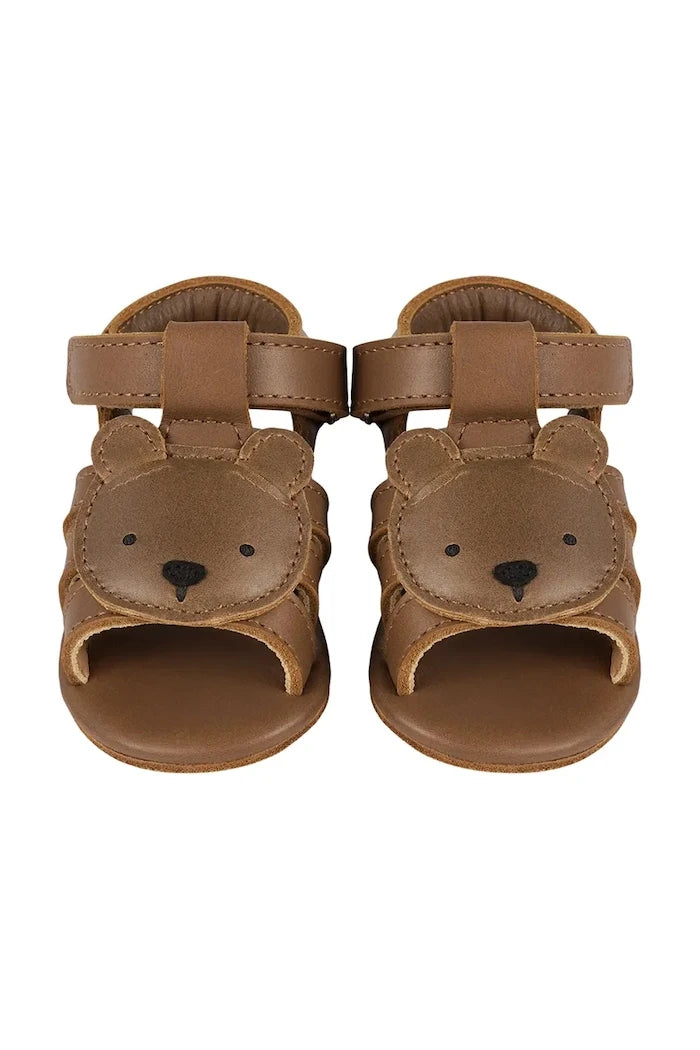 Donsje Diedan Bear Bebek Deri Sandalet
