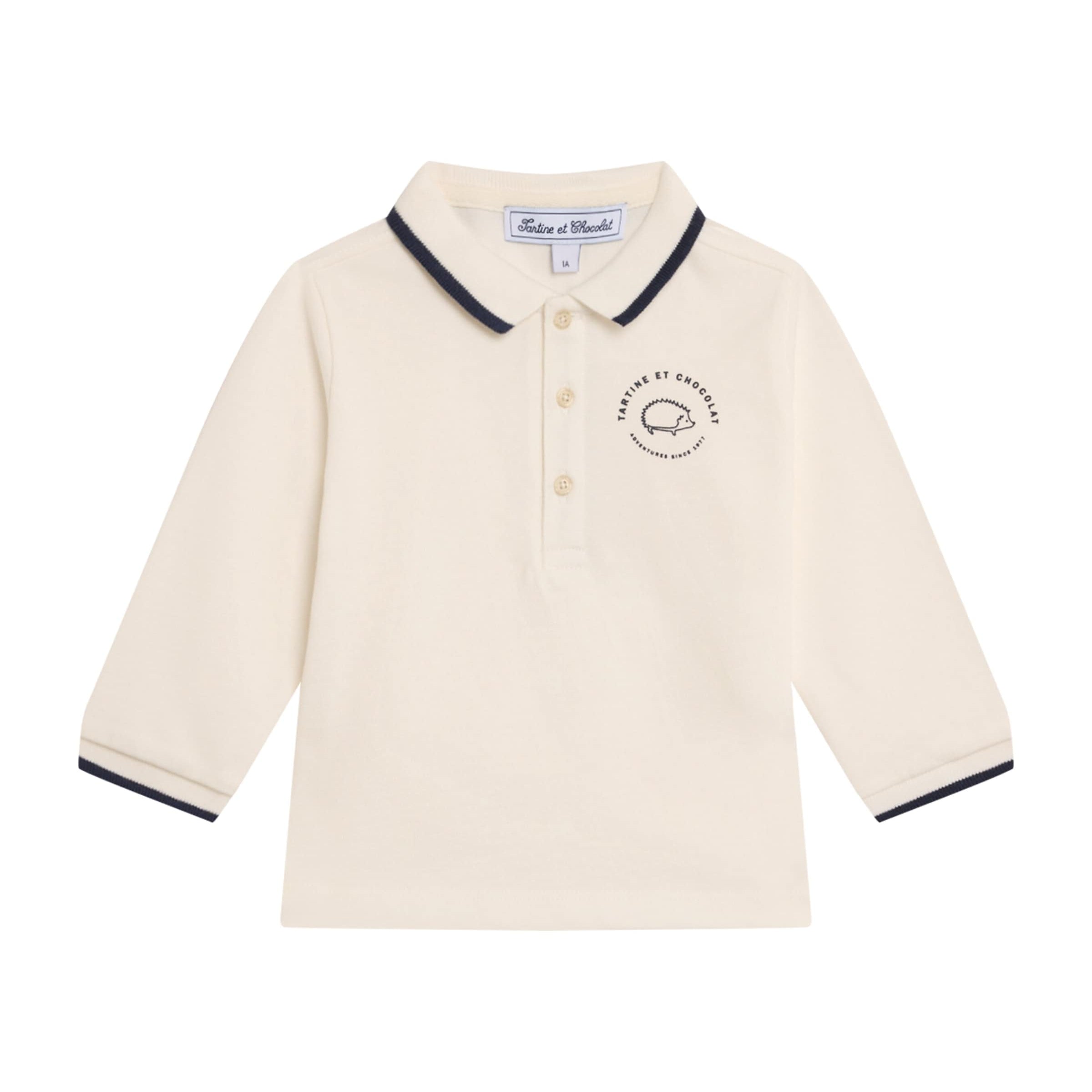 Cotton Embroidered Polo Shirt (3 Months-4 Years)