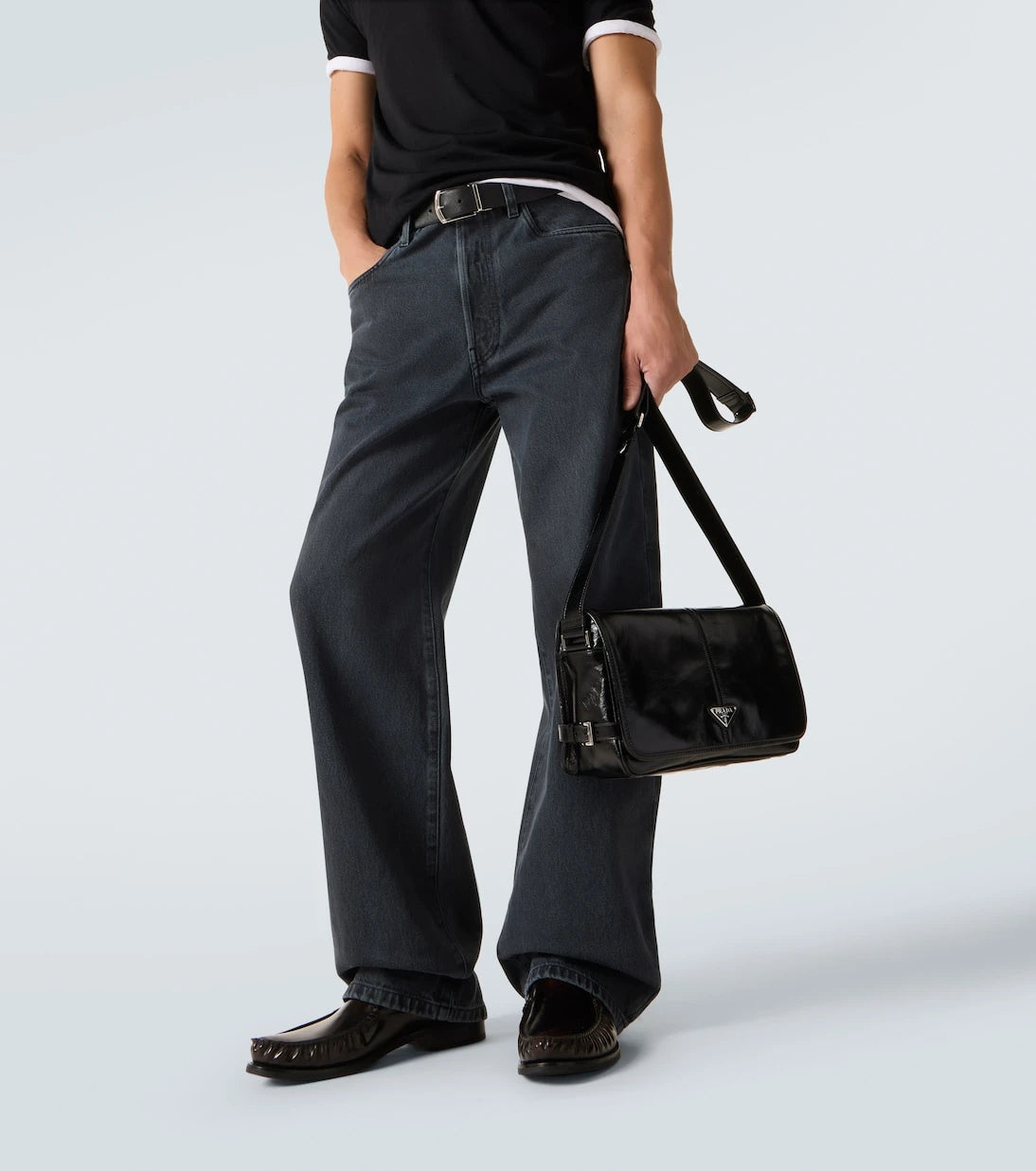 Prada - Leather shoulder bag