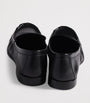 Black Buffalo Leather Loafers