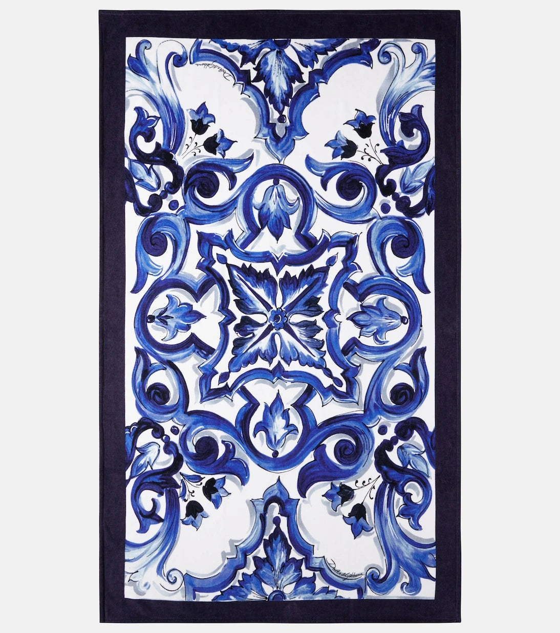 Dolce&Gabbana Casa - Majolica cotton terry beach towel