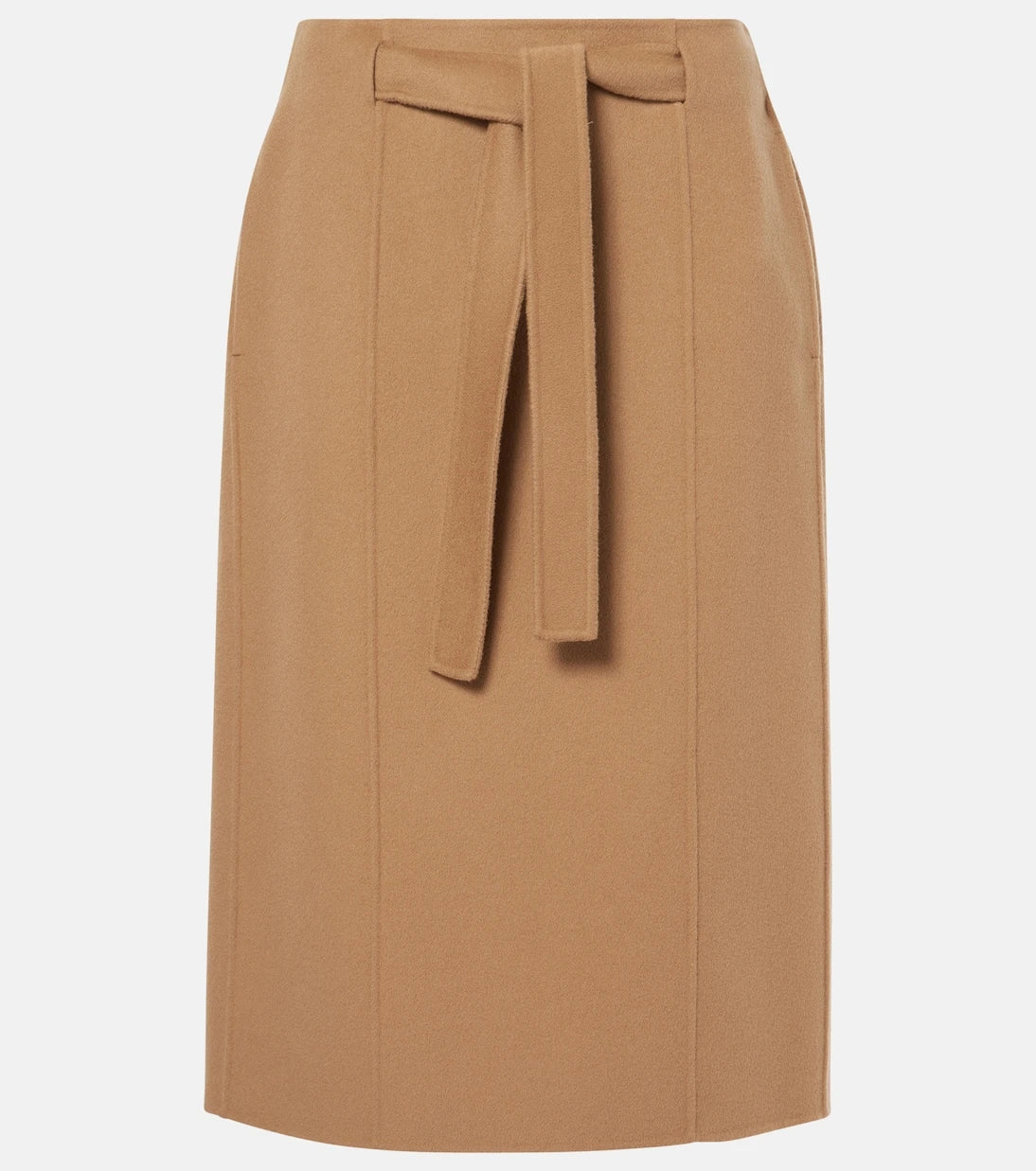 'S Max Mara - Alec belted wool midi skirt