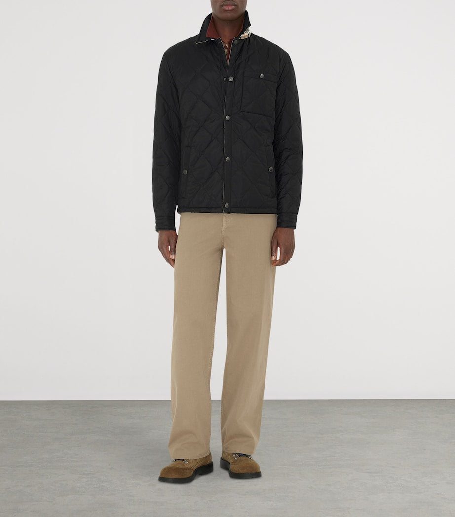 Burberry Black Reversible Quilted Jacket