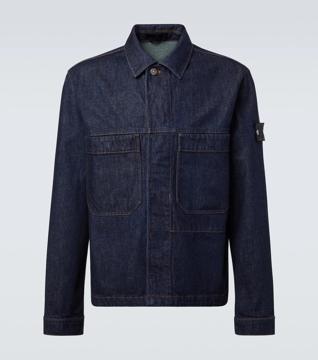 Stone Island - Compass denim overshirt