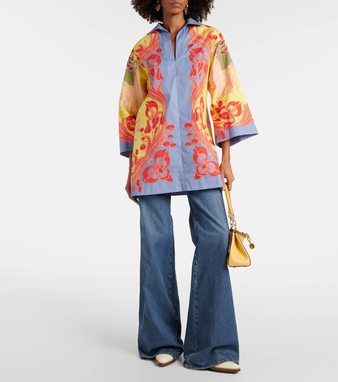 Etro - Printed cotton-blend shirt