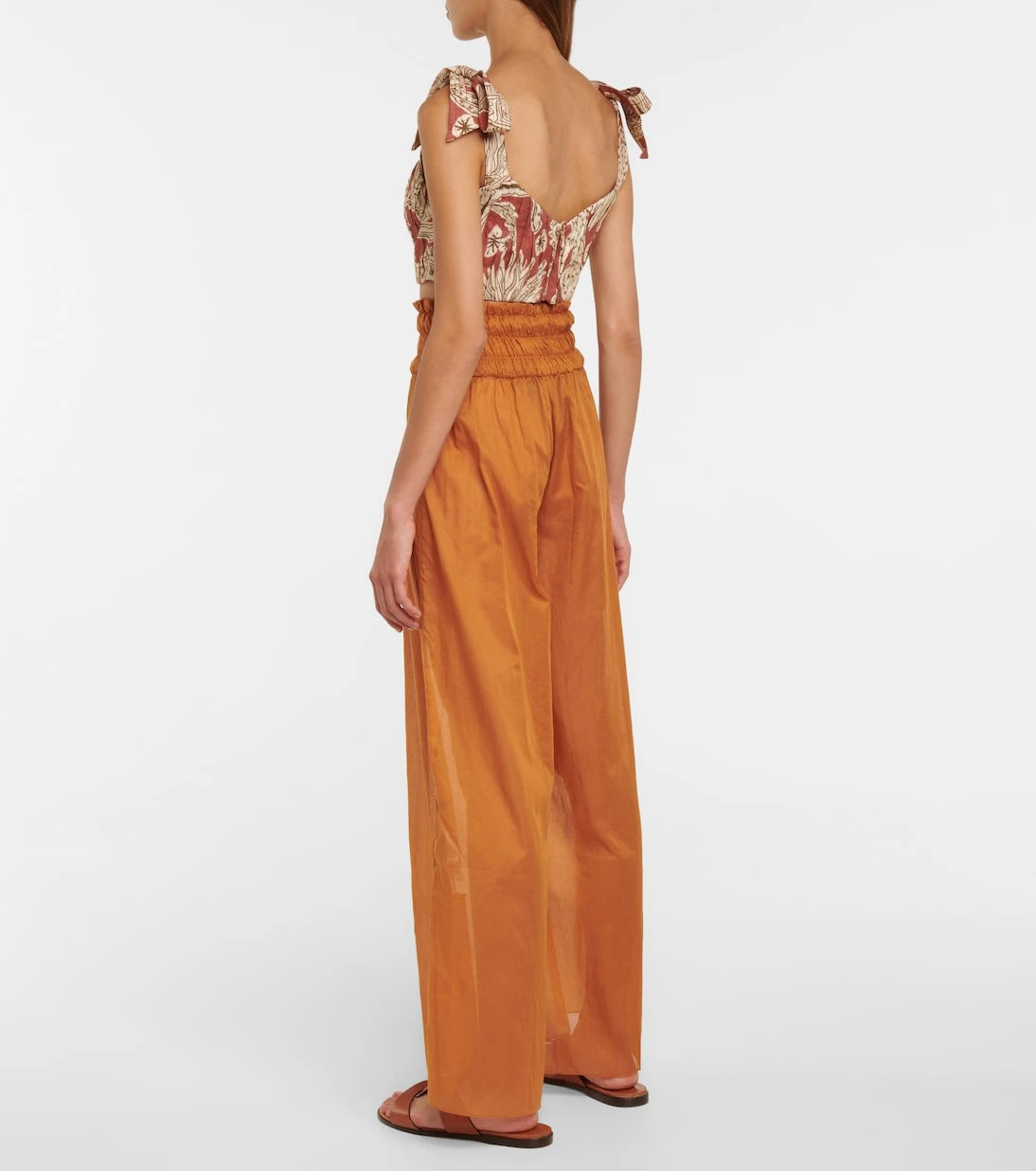 Johanna Ortiz - Sunset Riders printed linen top