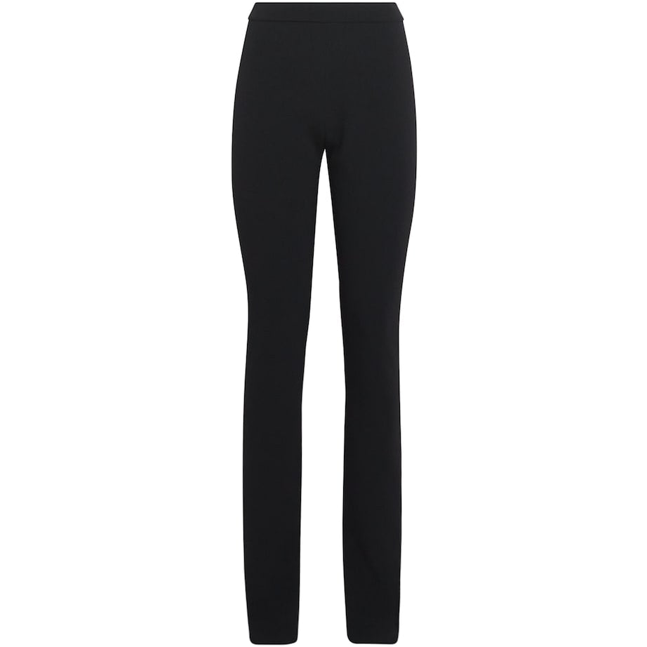 Stella McCartney Black Zipped Skinny Leggings