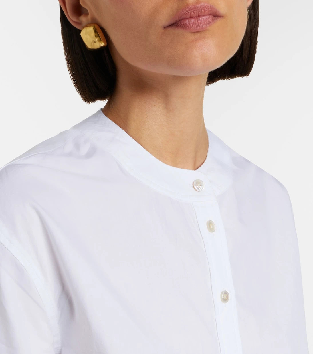 Veronica Beard - Aleck embroidered cotton shirt