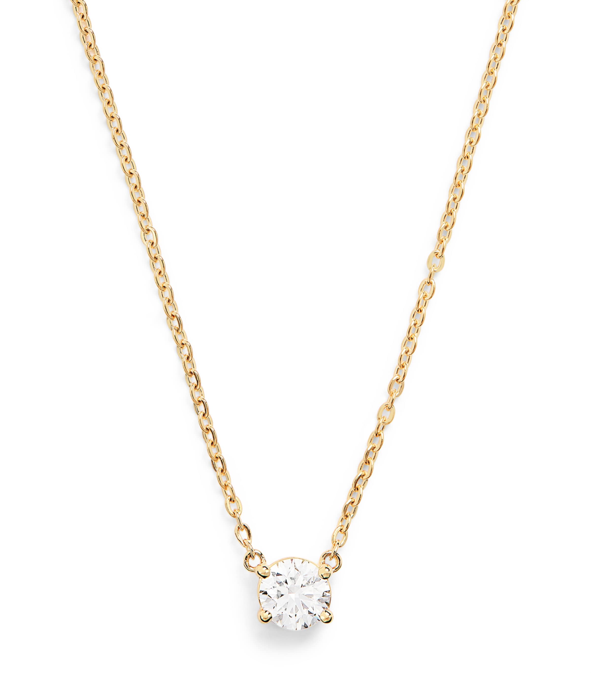 Yellow Gold and Diamond Pendant Necklace (0.50ct)