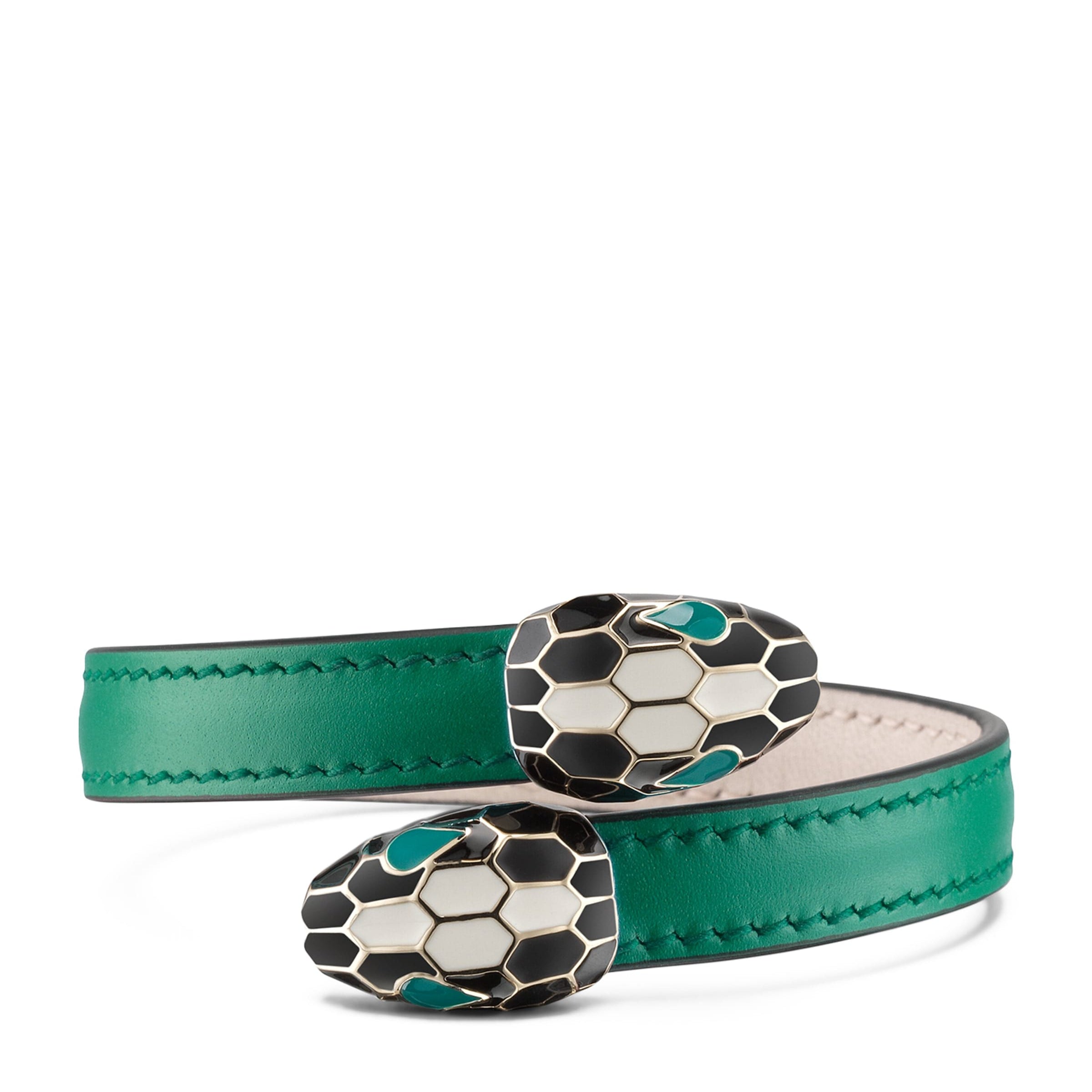 Calfskin Serpenti Bangle