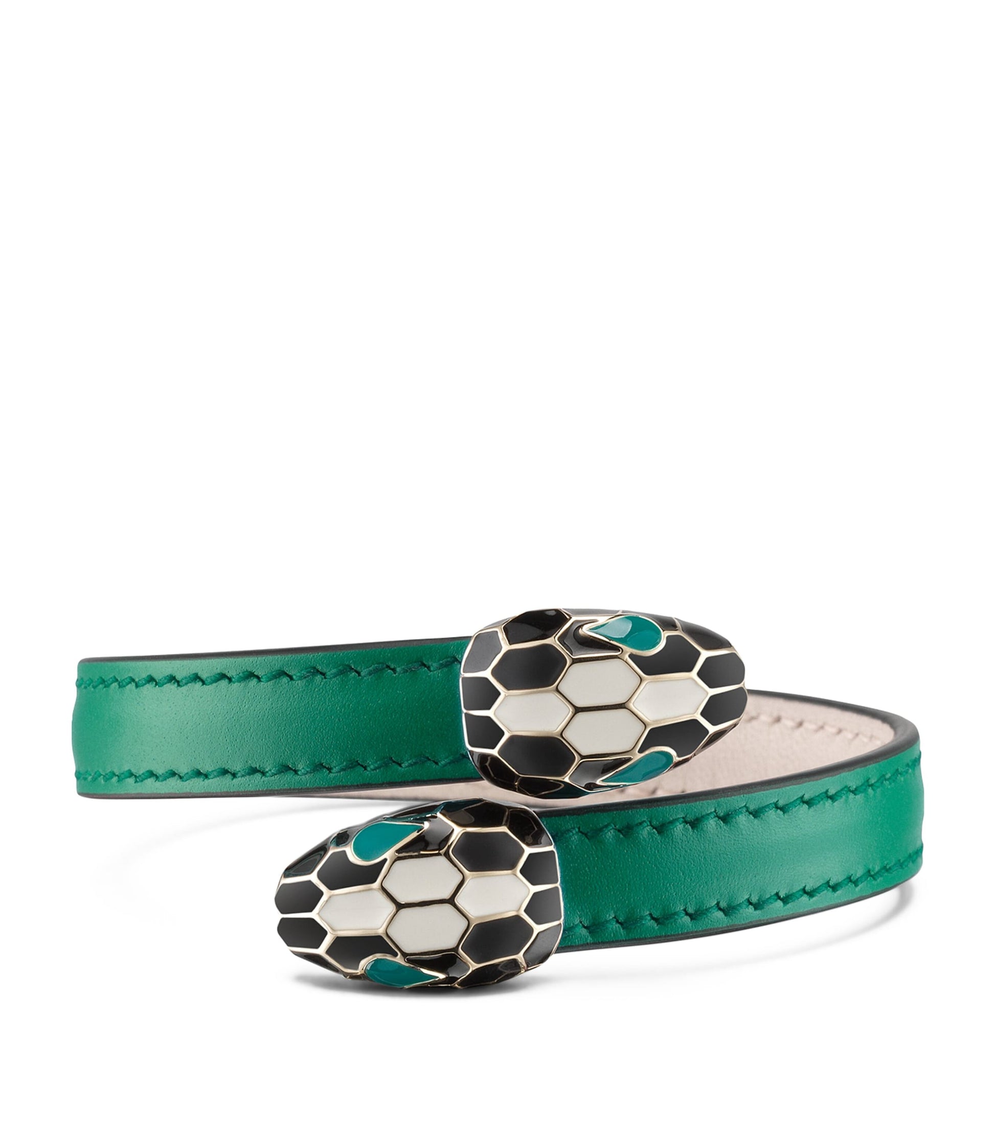 Calfskin Serpenti Bangle