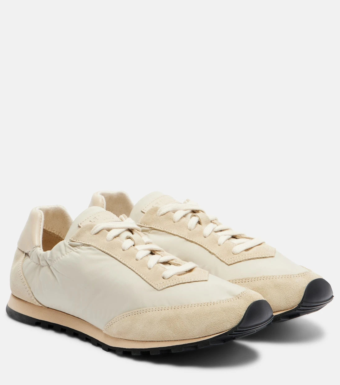 Le Monde Béryl - Slim Runner suede-trimmed sneakers