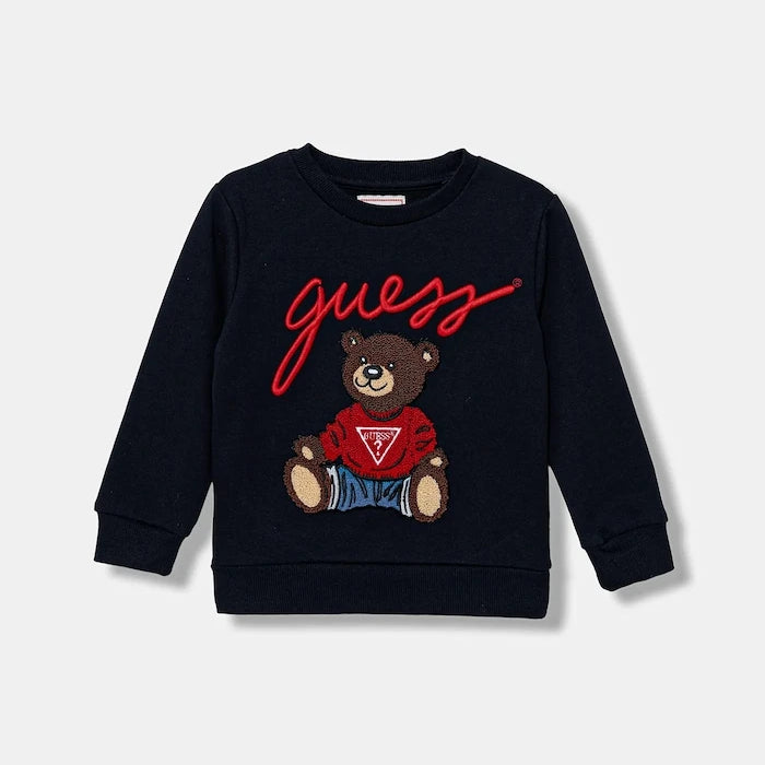 Детски памучен суичър Guess