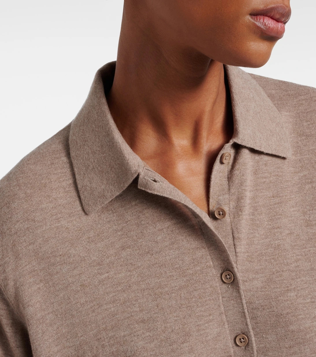 The Frankie Shop - Tala wool-blend polo sweater