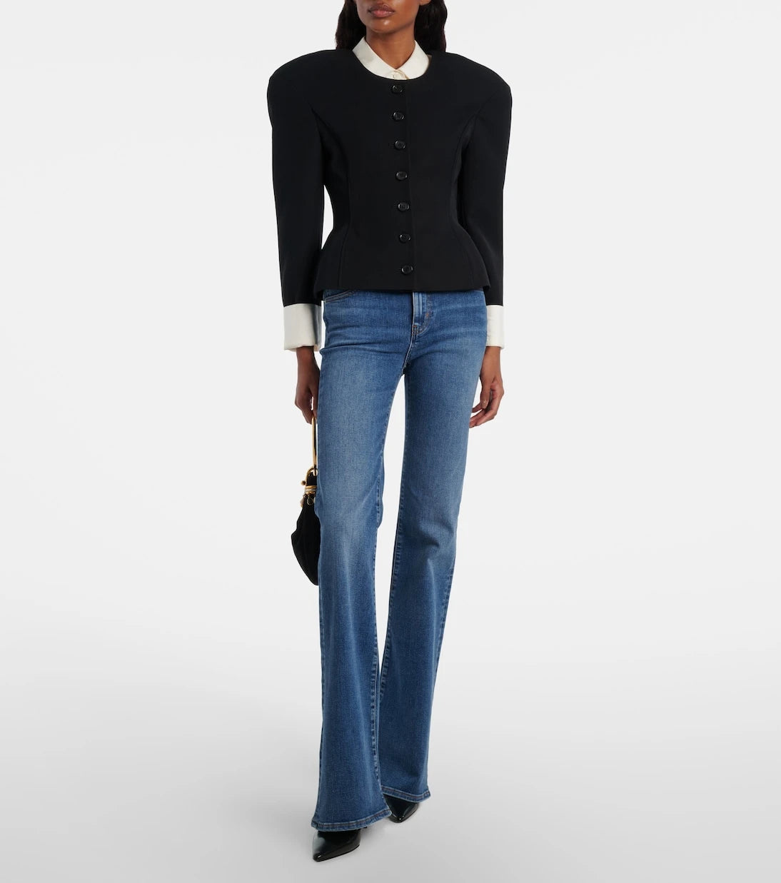 Frame - Icon Long mid-rise flared jeans