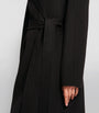 Joseph Black Double Face Cashmere Cenda Long Coat