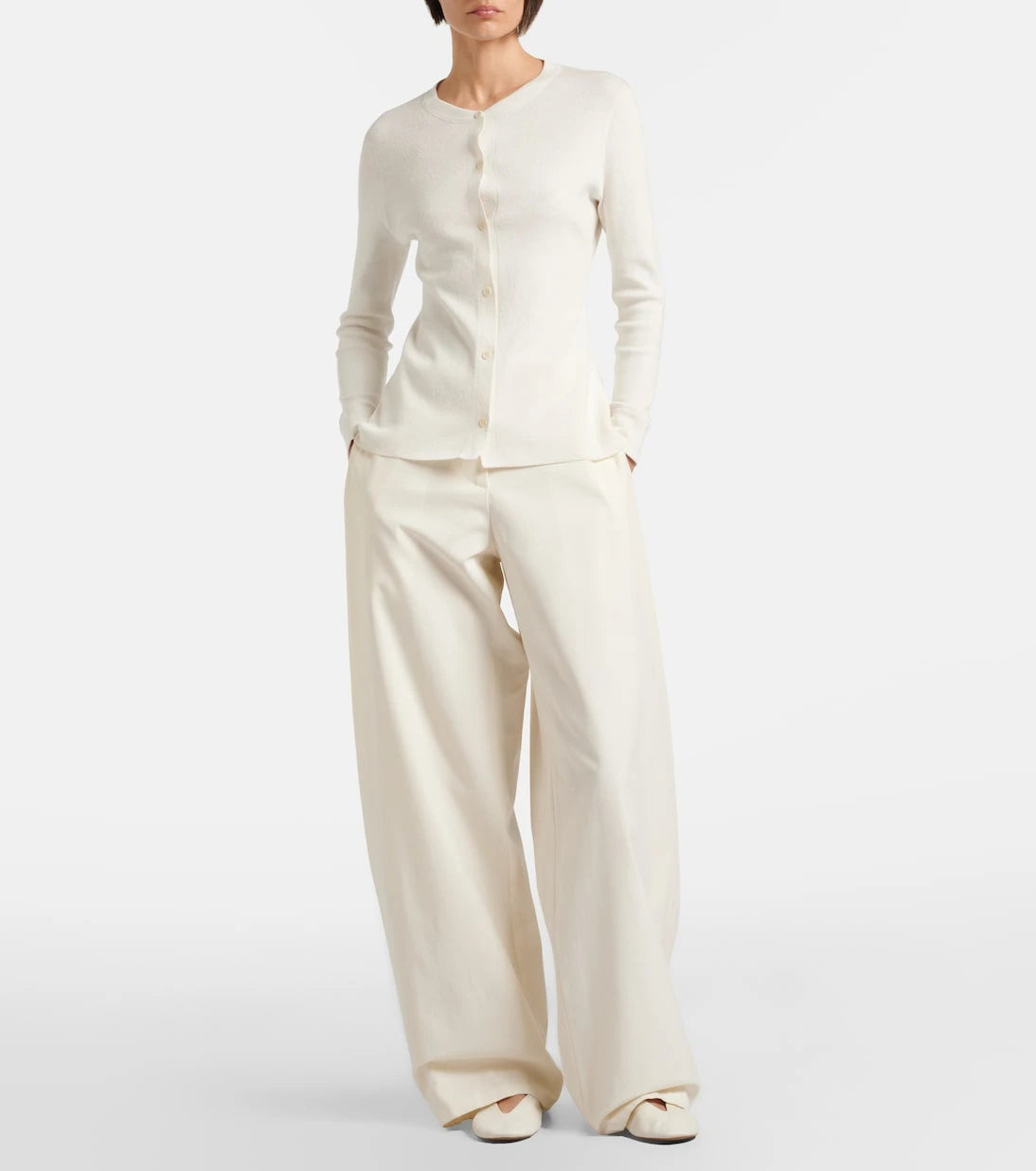 The Row - Fay leather ballet flats