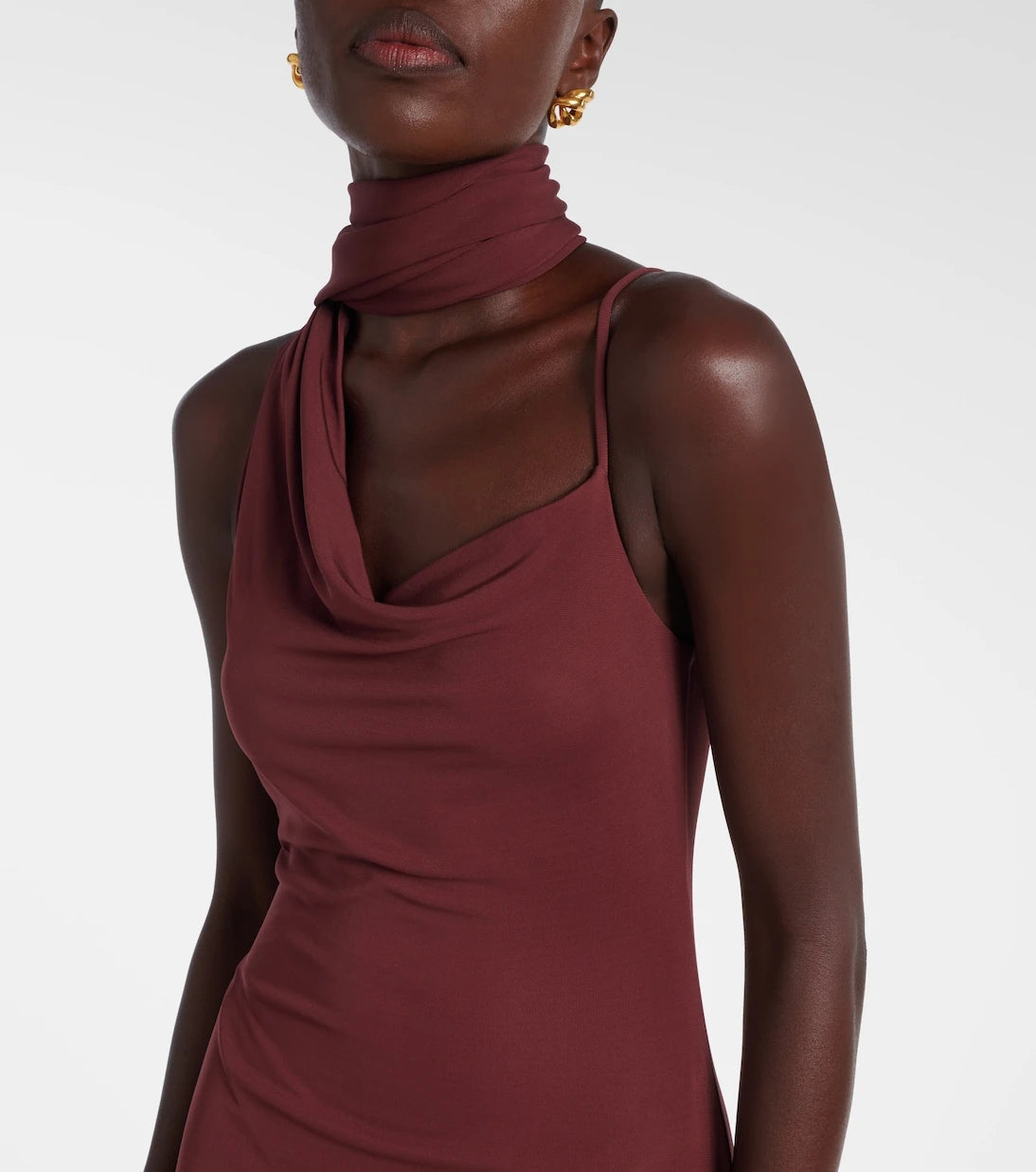 Aya Muse - Wisp draped maxi dress