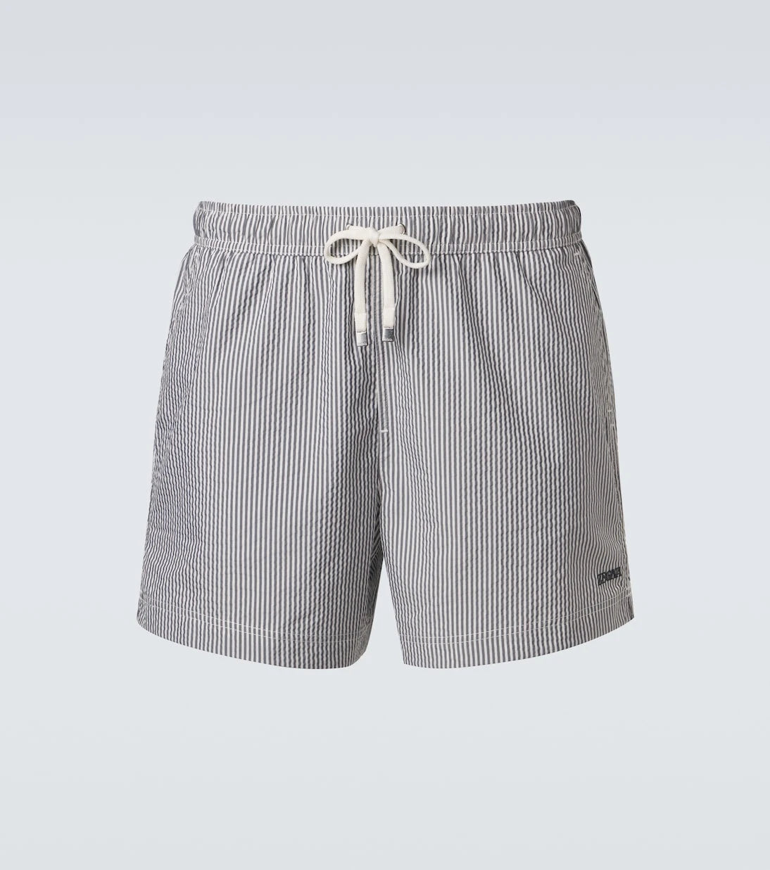 Zegna - Seersucker swim trunks