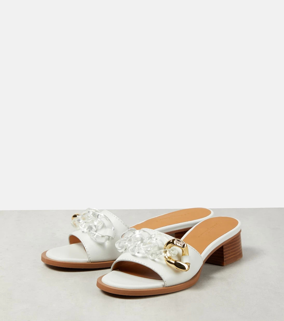 See By Chloé - بغال جلدية مزينة