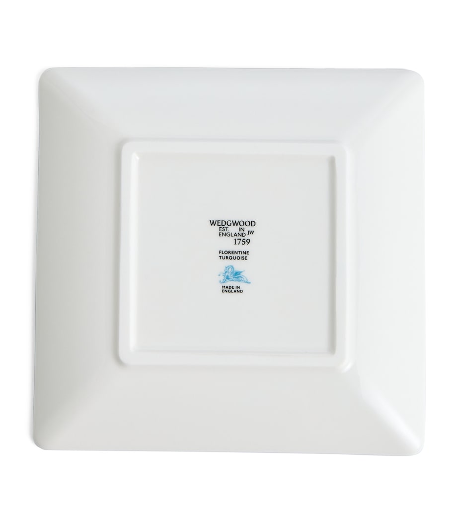 Florentine Turquoise Square Tray (14cm)