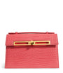 Llora Pink Mini Crocodile Emma Top-Handle Bag
