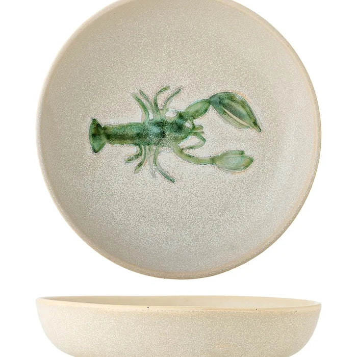 Bloomingville büyük taş çömlek salata kasesi 29 x 6,5 cm