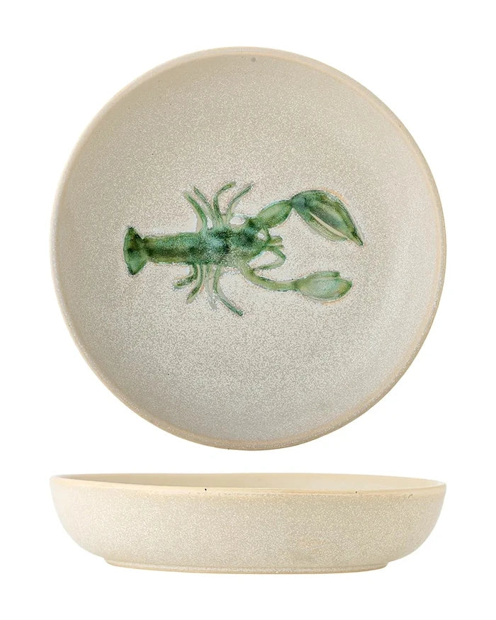 Bloomingville büyük taş çömlek salata kasesi 29 x 6,5 cm