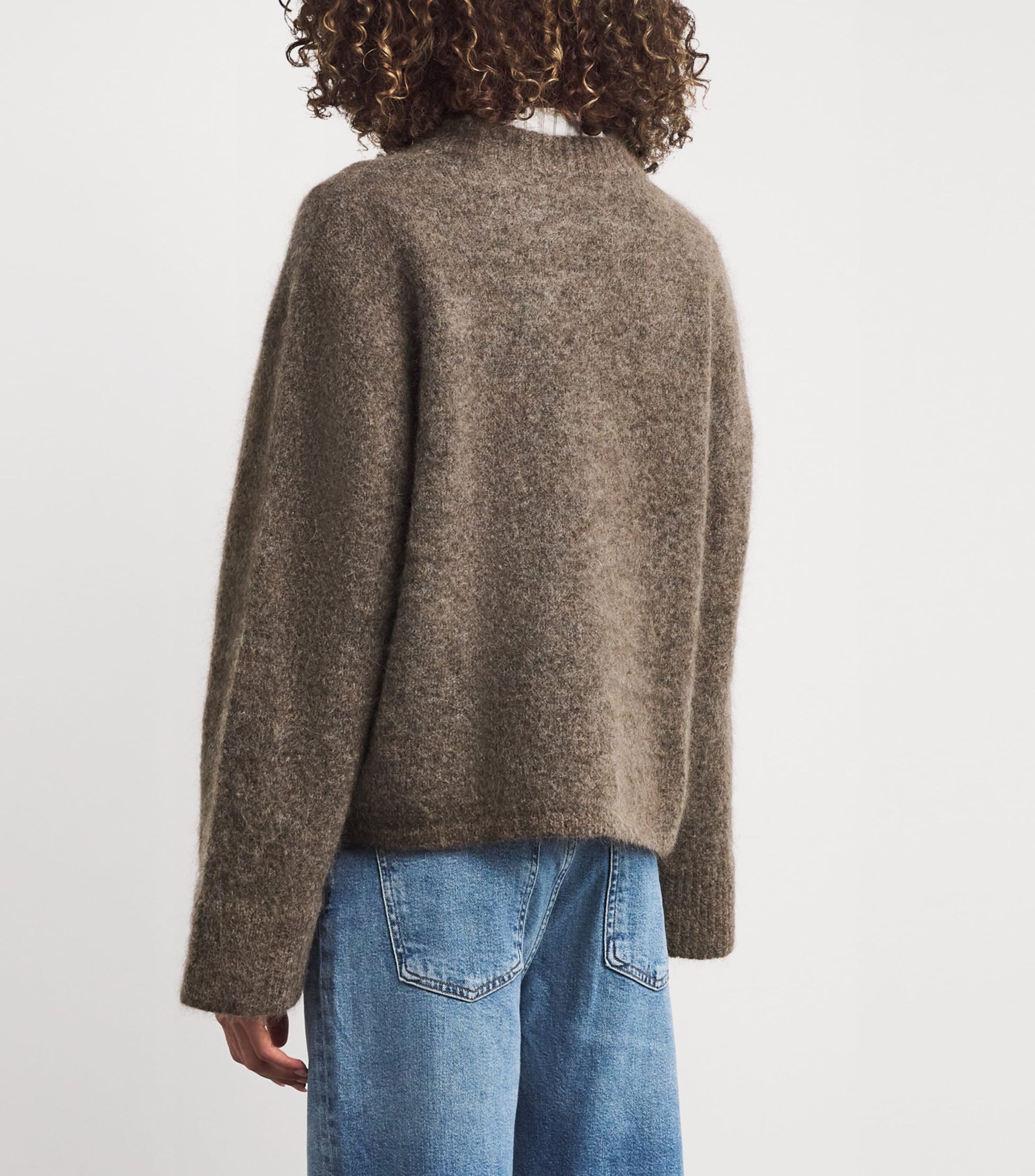 Stylein Brown Mohair-Blend Niclas Sweater